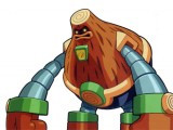 Der widerstandsfähige Wood Man