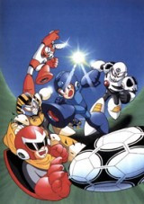 Artwork Mega Man Soccer